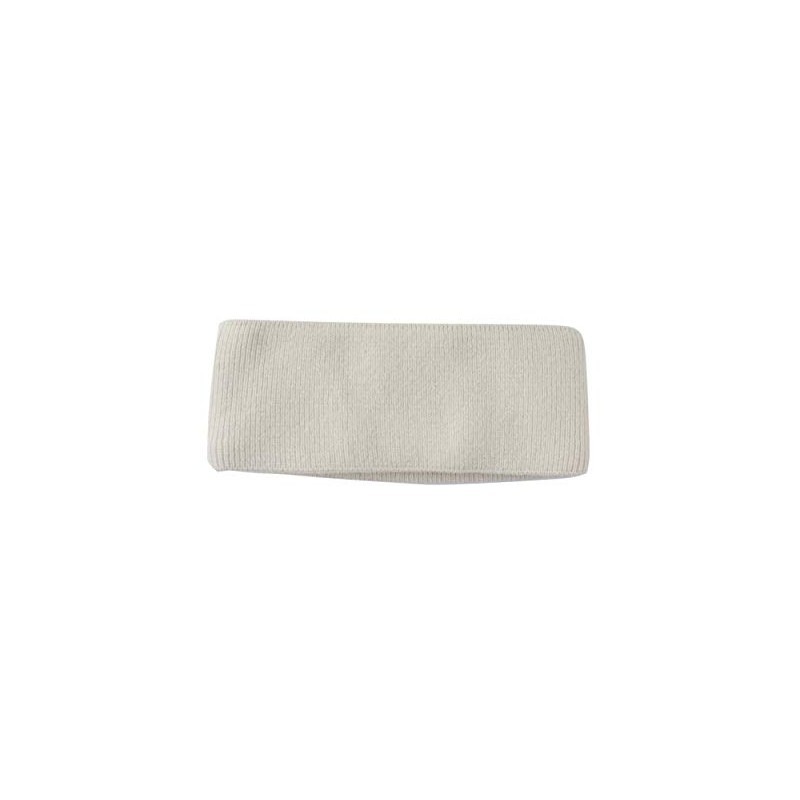 FosterNatur, Merino Headband with Cotton Lining, 100% Wool, natural
