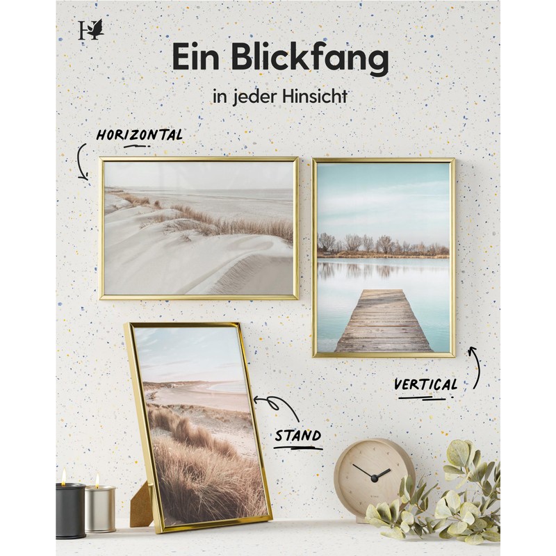 Heimlich® 1 x Picture Frame, A4 21 x 30 cm,