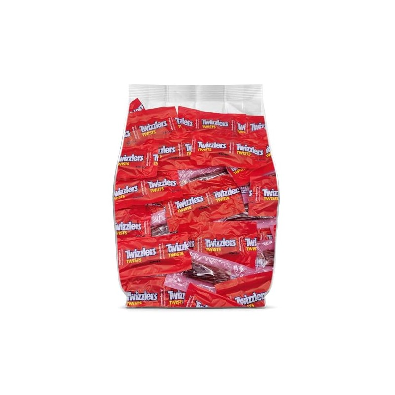 Twizzler Twist Strawberry Licorice Candy – 4 LBS Bulk Pack