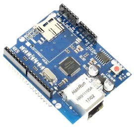 Ethernet Shield W5100 for Arduino UNO/MEGA + Micro SD Card Slot (