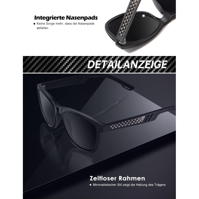 ANYLUV Sunglasses Men's Polarised Updated Sunglasses Women with UV400 Protection