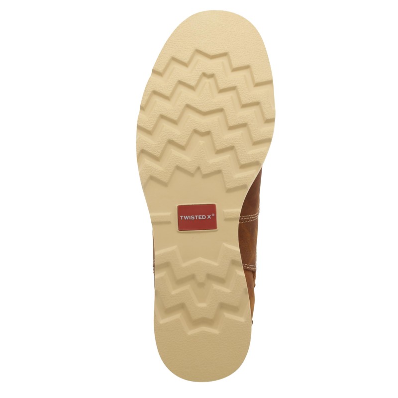 Twisted X Men's 4" Chelsea Wedge Sole Boot, Moc Toe,