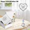 Elivida 60th Birthday Gifts for Women, Happy 60th Birthday Suncatcher