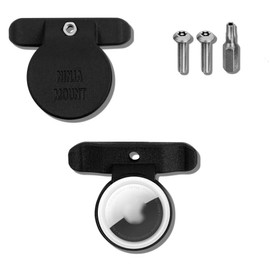 NINJA MOUNT bikeTag saddle Airtag Sattel Halterung für Fahrradsattel I Einfache Ortung des Fahrrades I Inkl. Sicherheitsschrauben & Werkzeug I Sattelhalterung für Fahrrad + E-Bike I Made in Germany