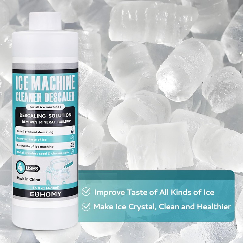 EUHOMY Ice Machine Cleaner Descaler, 16 Fl OZ Ice Maker
