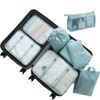 Travel Packaging Cube,8-piece set of travel cube, Foldable luggage Storage