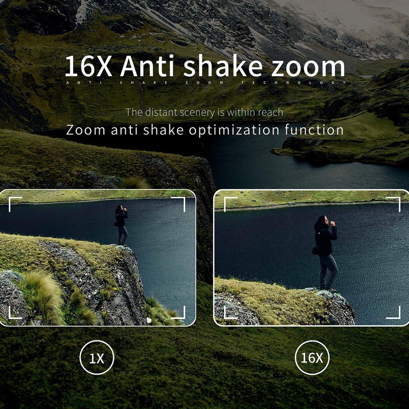 4K Digital Cameras for Photography，4K 64MP/60FPS Video Camera for Vlogging,