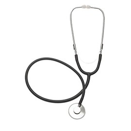 Medline MDS926101 Single-Head Stethoscope, Black
