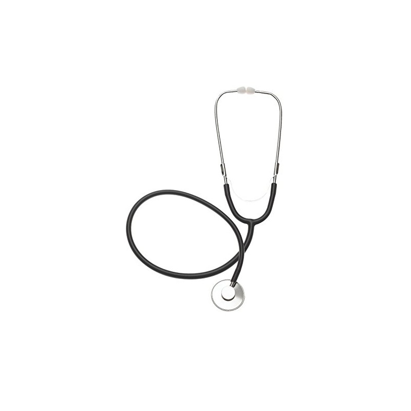 Medline MDS926101 Single-Head Stethoscope, Black