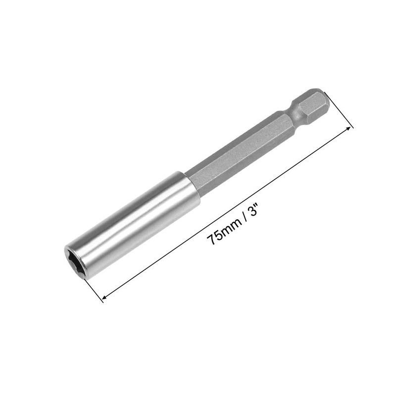sourcing map 3 Pcs 1/4 Inch Hex Shank by 3