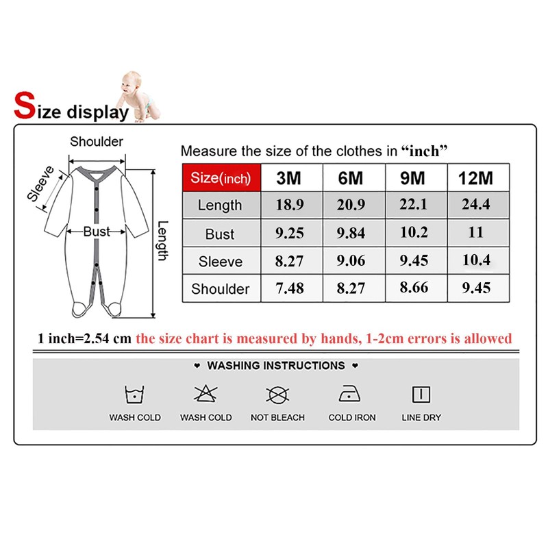 Ecojoy Baby Bamboo Rayon Romper Double Zipper Bodysuit Newborn Infant