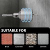 WGLOSI 9PCS Concrete Hole Saw Kit,Masonry Hole Saw with SDS