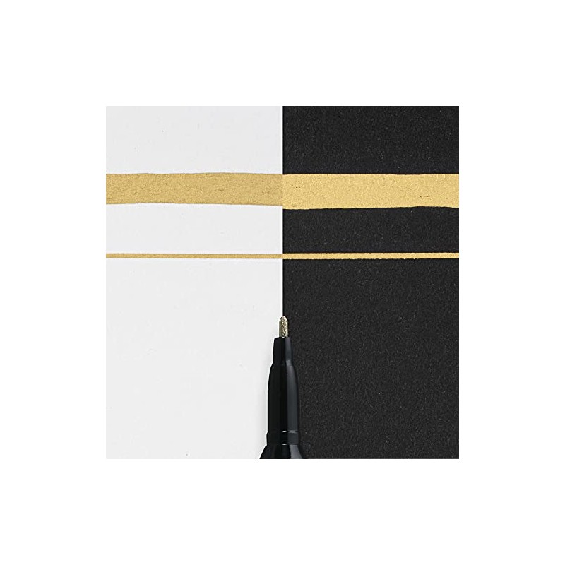Sakura Marcador Para Arte Pen Touch Fino Oro