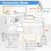 mxuteuk 4-Wire Dump Trailer Remote Control Switch 12 V DC
