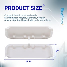 Upgraded W10861225 W10714516 Dryer Door Handle - Compatible with Whirlpool Kenmore Maytag Amana Dryers - Replaces AP5999398 PS11731583 W10861225VP