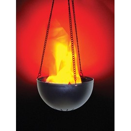 Morris Hanging Flame Light Lamp Prop,Black,orange,Standard