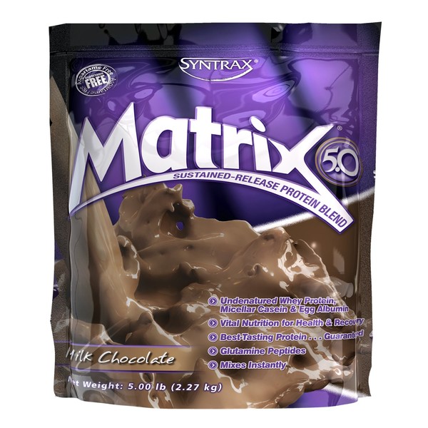 Syntrax Matrix 5, Milk Chocolate Powder, 5 Pounds