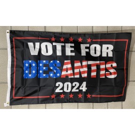 Unbranded Ron Desantis Flag FREE USA SHIP President Desantis 2024 Florida Rep Sign 3x5'