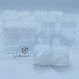 Unbranded Empty Square Glitter Shaker 1.5oz, Pack of 12, Same as Michaels/Recol