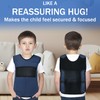 Vest for Kids Including 6 Removable Weights (Navy Blue, Medium)