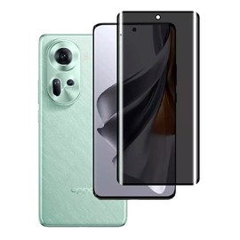 Mica Curva Ceramica Mate De Privacidad Para Oppo Reno 11 5g Mica de pantalla Irrompible Anti espia