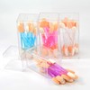 120PCS Eyeshadow Brush with Box, Eyeshadow Applicators Double Sided Sponge