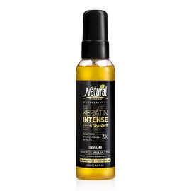 Natural Formula Keratin Intense Hair Serum - Keratin Infused Dry Damaged Hair Serum - Sodium Chloride Salt-Free Keratin Hair Serum - Hair Repair Treatment For Frizz Free Straightened Hair 140ml