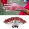 12pcs 25g Temporary Tattoo Paste Cone Shaped Lasting 5 to