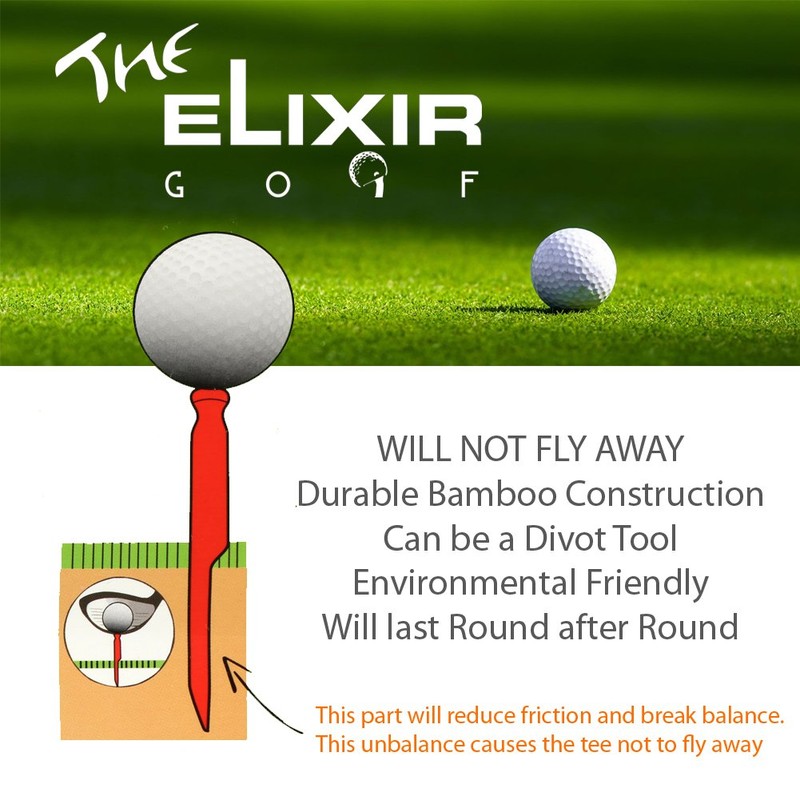 Elixir Golf The Boomerang Golf Tee Divot Tool Not Fly