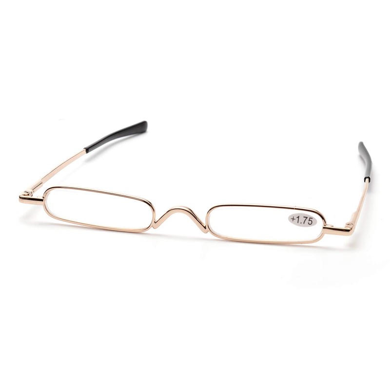ZUVGEES Easy Carry Mini Compact Slim Reading Glasses—Lightweight Portable Readers