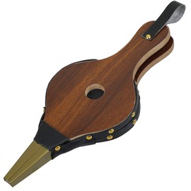 Fubeasi Z-Color 1PCS Brown Wood Fireplace Bellows 12" x 4.9" Outdoor Cooking Fan Air Blower