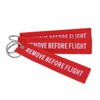 BLACK SHEEP BRANDS Remove Before Flight Double Sided Embroidered Fabric