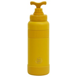 Grab Flask, 25.4 fl oz (750 ml), GF-75, Sports Bottle, Stainless Steel (Mustard)