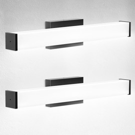 NOVELUX Vanity Light Fixtures 32 inch, 36W 3200lm Dimmable Bathroom Light Fixtures, 2 Pack