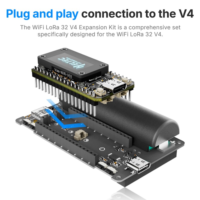 Heltec ESP32 LoRa V4 Development Board with Touch Screen Case