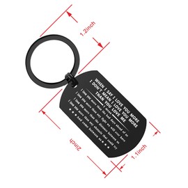 ENGZHI Happy 1st Anniversary Keychain Gifts for Men, First 1Year Anniversary for Him Husband Boyfriend, One Year Wedding