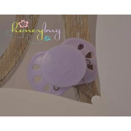 Honeybug NEW COLOR Honeybug PREEMIE Magnetic Pacifier reborn art doll Lilly PURPLE pastel