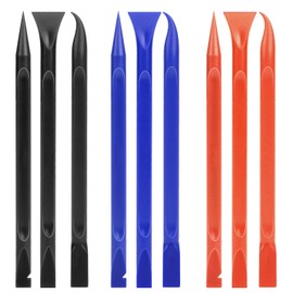 Carbon Fiber Plastic Scraper, 9 PCS Small Scraper Tool Plastic Scraper Tool Multi-Purpose Scraper Pen-Shaped Scraper Tool Non-Scratch Cleaning Tool for Tight Spaces, Kitchen, Crevices, Food, Paint