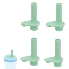 4pcs Replacement Bite Valve for Zak Designs Kelso 15oz, BPA-Free Silicone Mouthpiece Leak-Proof Water Bottle Parts for Zak Kids Straw Cups Accessories (Green)