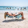 ABORON 5-Position Beach Chair for Adults, Lay Flat Reclining Beach