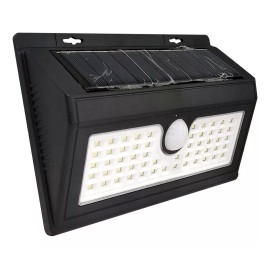 Sunled Lampara Reflector 40 Led Solar Sensor De Movimiento Recarga