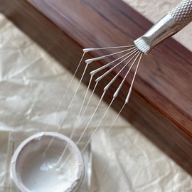 DANNEASY 4pcs 7-Pin Nail Liner, Stripe Lines Nail Art Pens Flexible Pins Ultra-thin Line Nail Brush, Spider Gel Manicure Tools Nail Art Line Painting Brushes Wire Drawing Pen