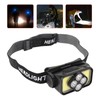 COB Head Lamp USB Rechargeable Led Head Lamp IPX4 Waterproof