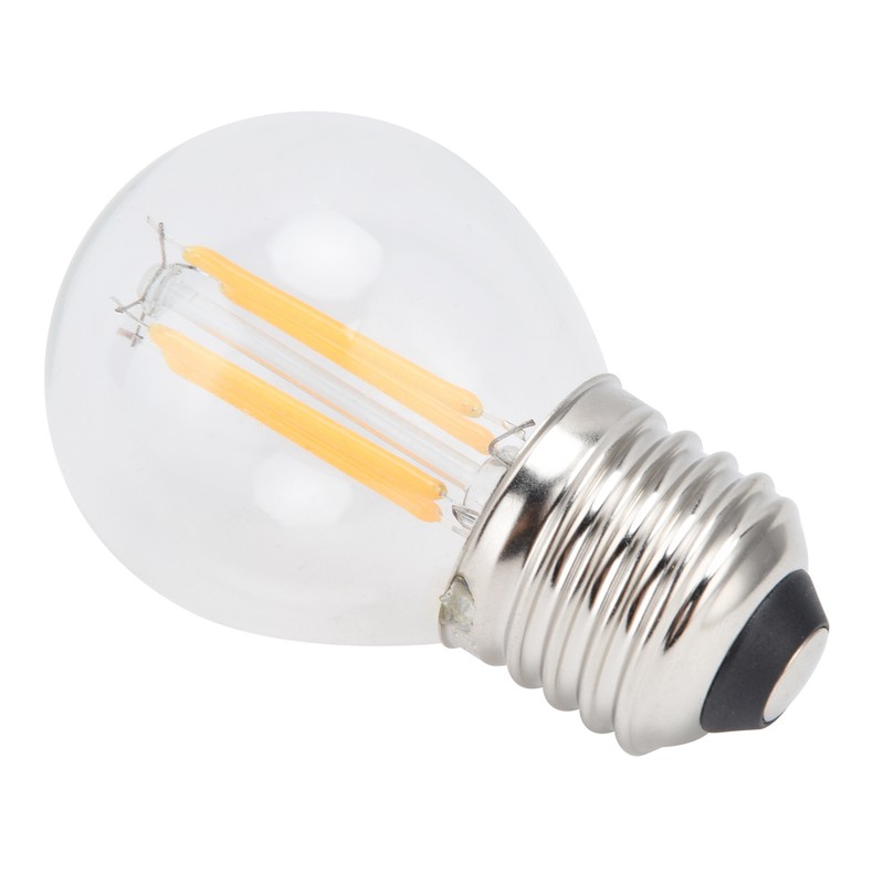 6PCS G45 E27 LED Light Bulb Transparent Glass Bulb Vintage