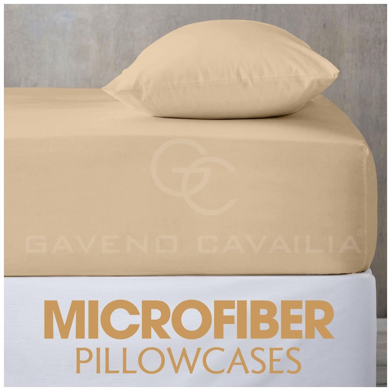 Super Soft King Size Fitted Sheets, Luxury Polyester 25 CM