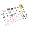 1400 Pcs Set Electronic Components Metal Film Resistor Ceramic Electrolytic