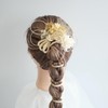 Lomeri Hair Ornament with Rope Arrangement and Dried Flowers, Available