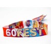 10 x 60FEST 60th Birthday Festival Birthday Party Wristbands Favours,