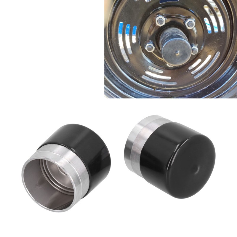 2pcs 1.98in Bearing Buddy Protectors Stainless Steel Lubricators Universal for