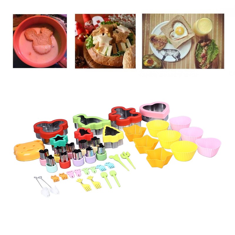 43 Pcs Mini Sandwich Cutter Sealer Sandwich Maker Cookie Sandwich